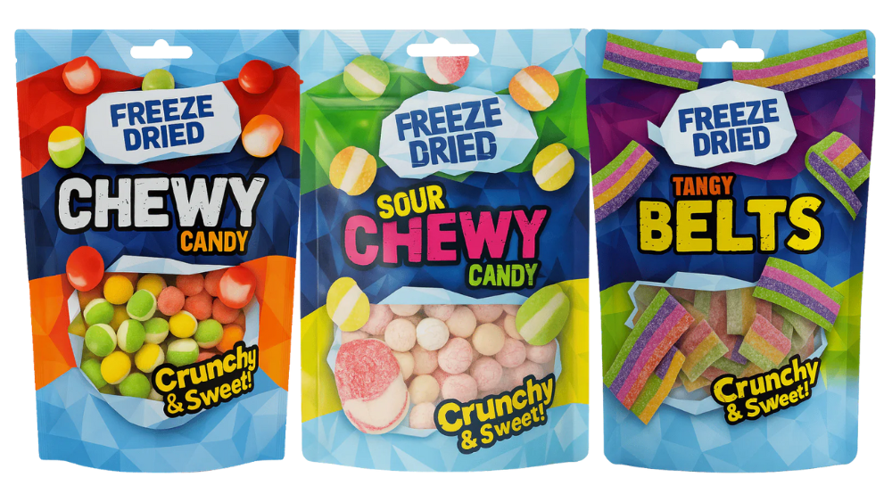 גומי מיובש בהקפאה בטעמי פירות Ice Sweet