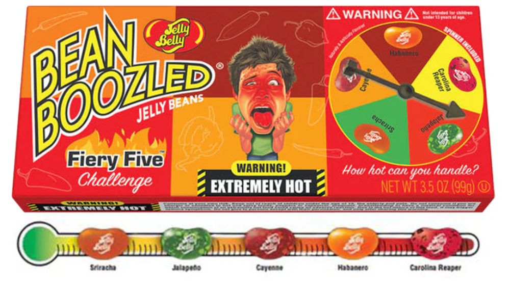 אתגר הסוכריות המגעילות Jelly Belly הגרסה החריפה