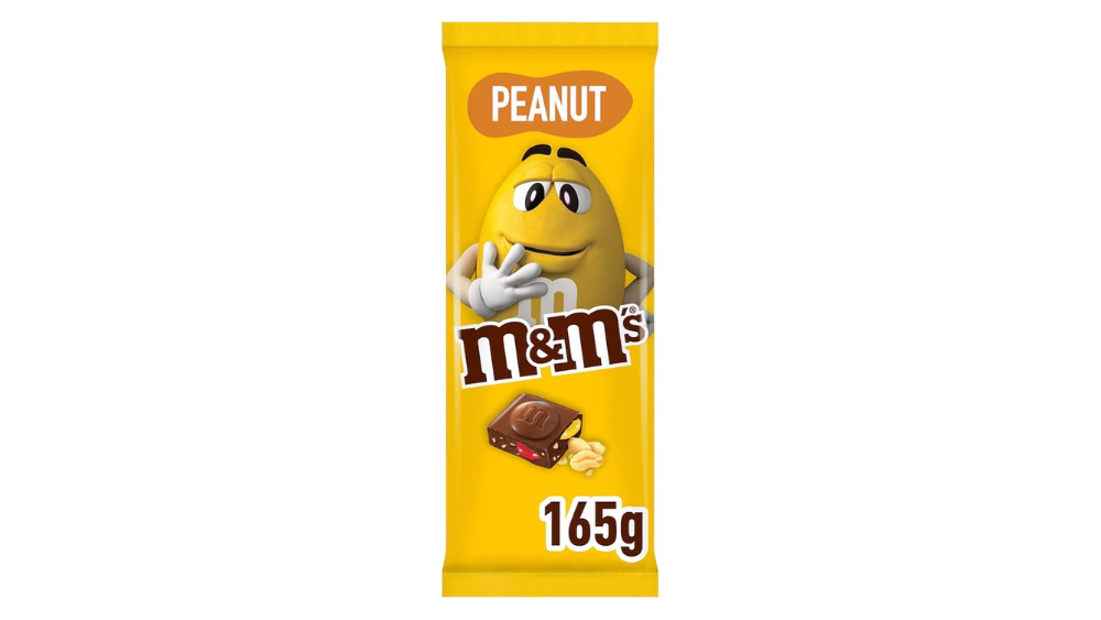 טבלת שוקולד m&m's בוטנים