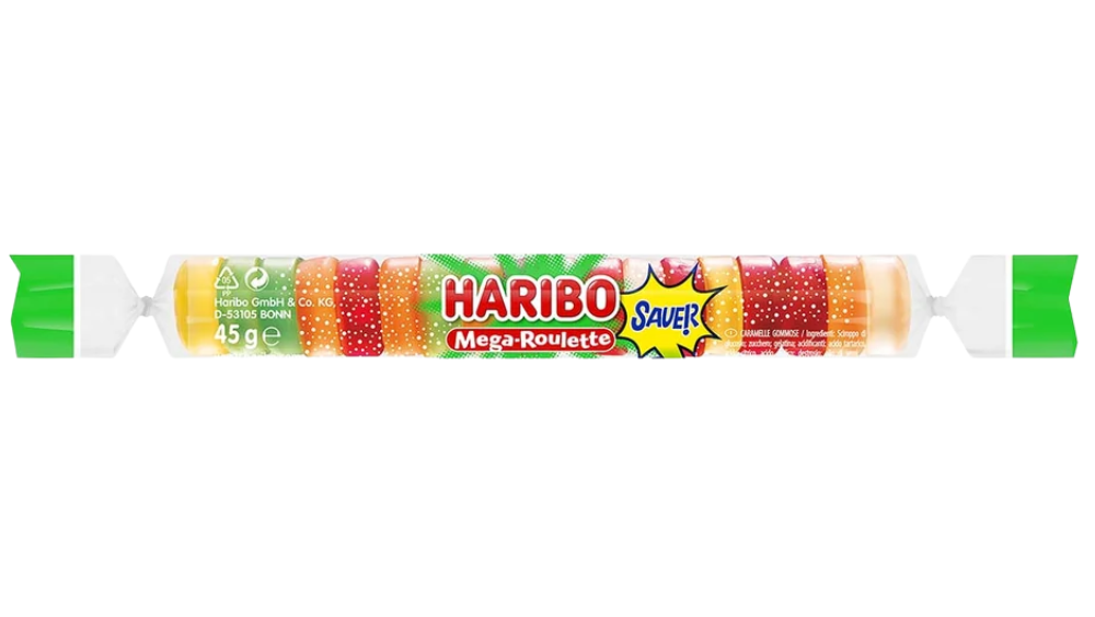 סוכריות גומי HARIBO mega-roulette חמוץ