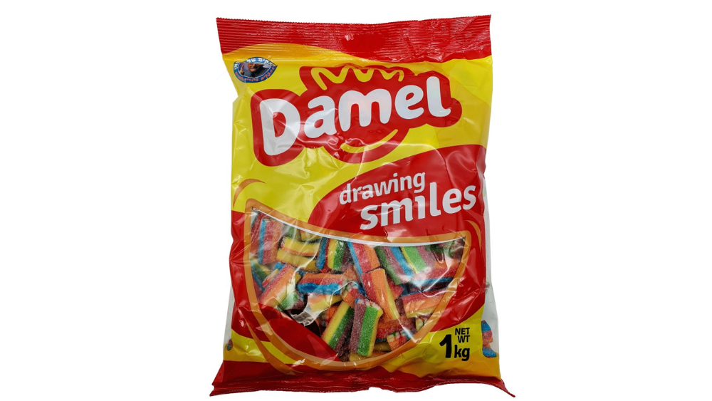 גומי Damel בלוקים צבעוניים מסוכרים - 1 ק"ג