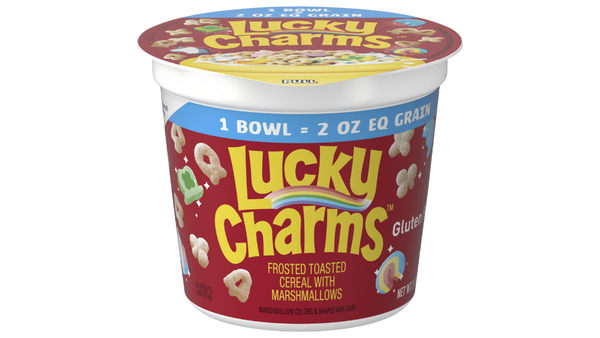 דגני בוקר Lucky Charms בכוס