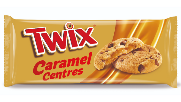 עוגיות שוקולד צ'יפס של TWIX במילוי קרמל