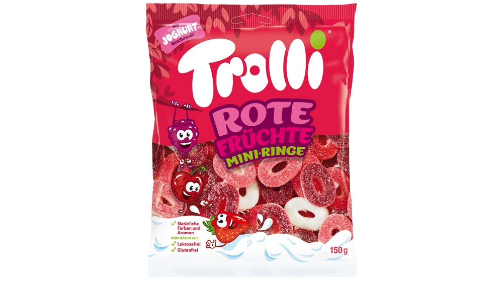 גומי Trolli טבעות יוגורט ROTE FRUCHTE