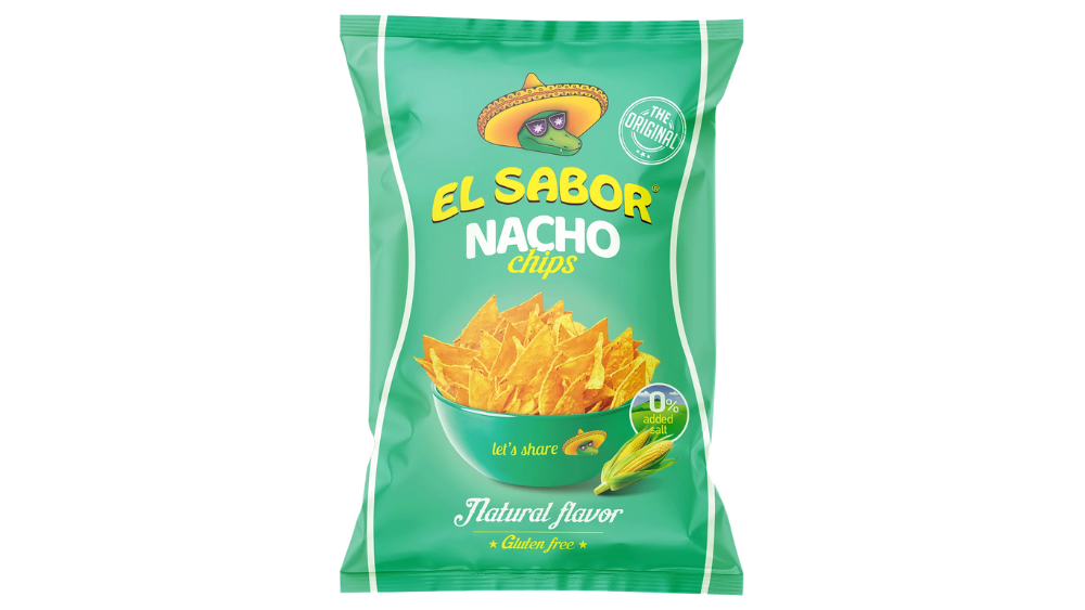 חטיף נאצ'וס בטעם טבעי EL SABOR