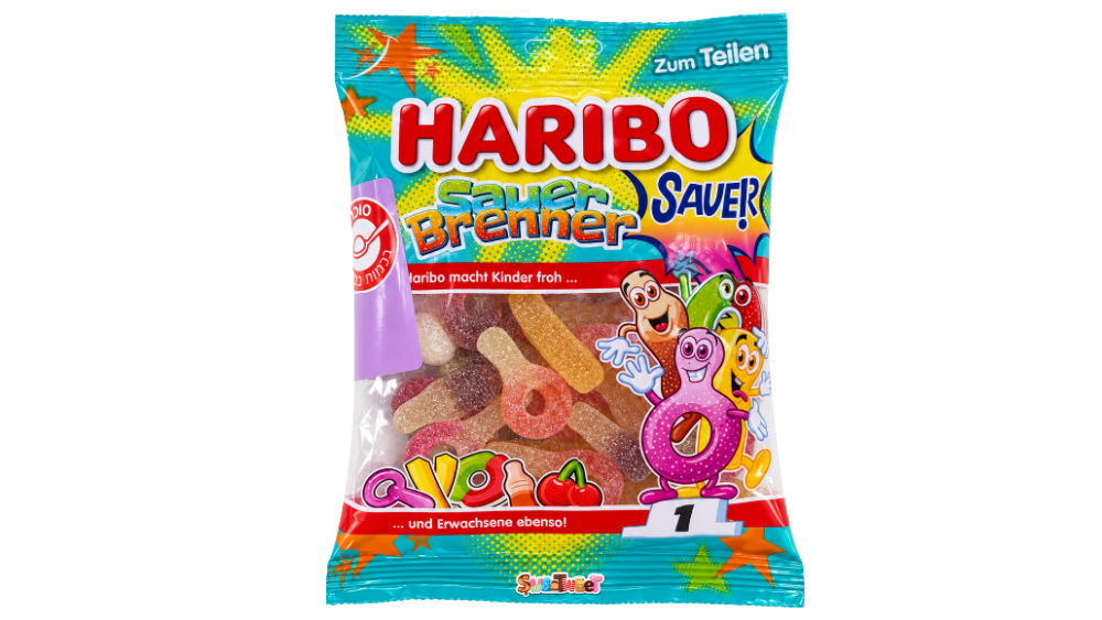 גומי חמוץ HARIBO בצורת מוצצים