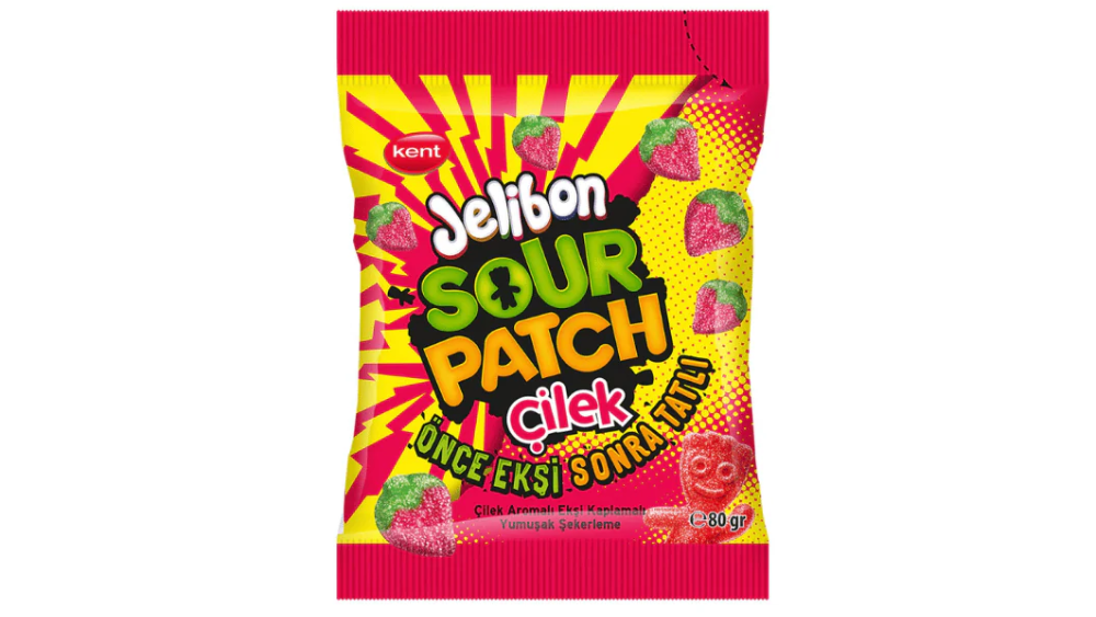 סוכריות גומי חמוצות - SOUR PATCH KIDS - תותים