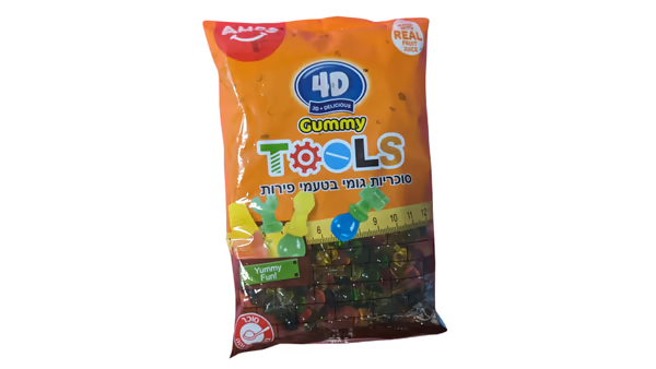 גומי 3D בצורת כלי עבודה - 1 ק"ג