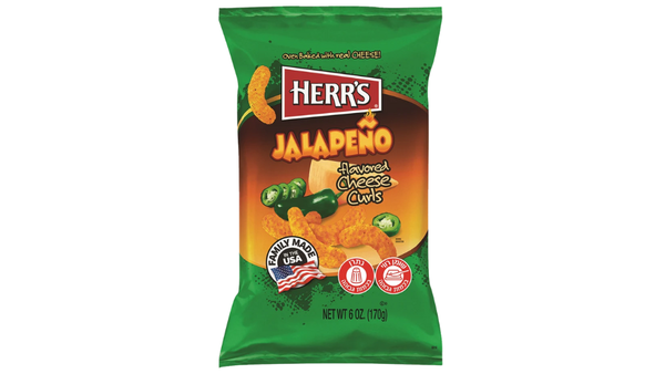 חטיף תירס אפוי בטעם חלפיניו HERR'S