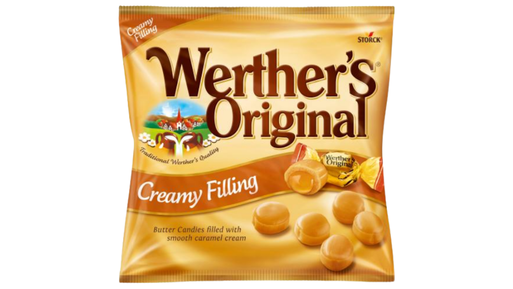 סוכריות חמאה במילוי קרם קרמל Werther's Original