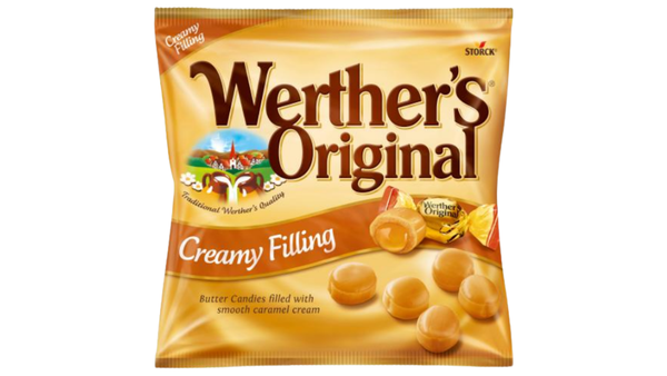 סוכריות חמאה במילוי קרם קרמל Werther's Original