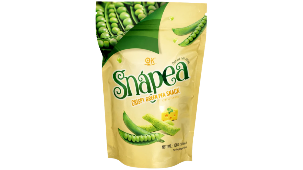 חטיף אפונה Snapea בטעם גבינה