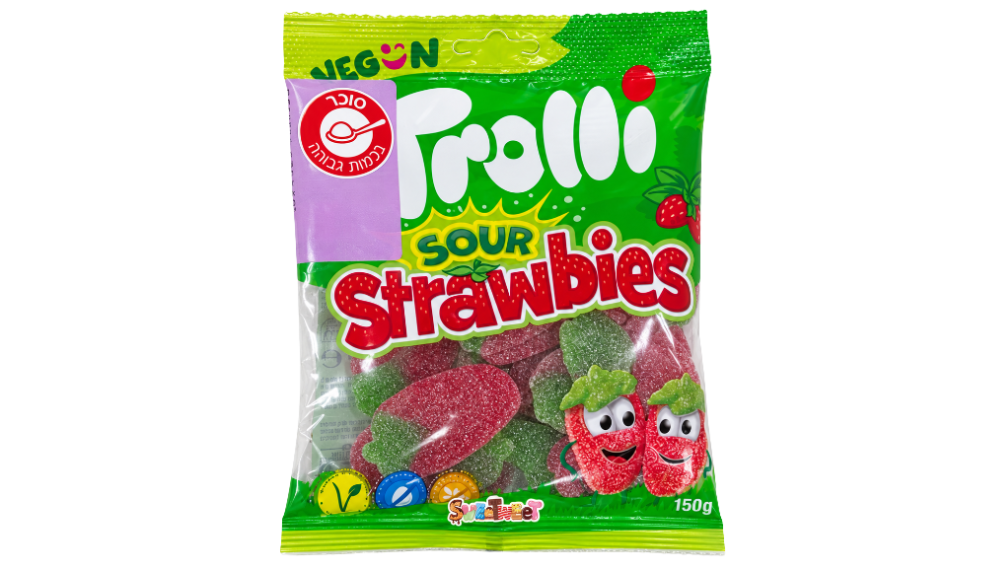גומי Trolli תותים חמוצים