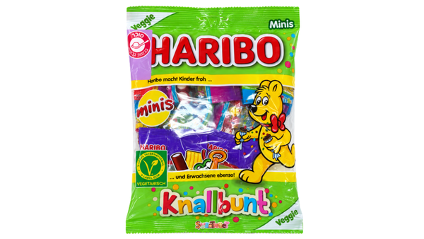 מארז מיני שקיות גומי HARIBO knallbunt