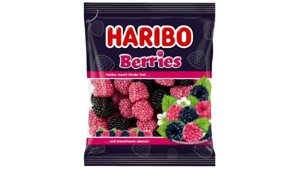 גומי HARIBO בצורת פטל