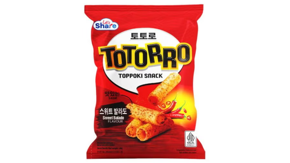 חטיף TOTORRO בטעם צ'ילי מתוק