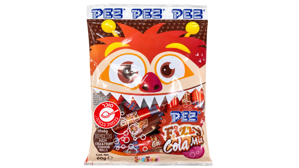 סוכריות PEZ בטעם קולה
