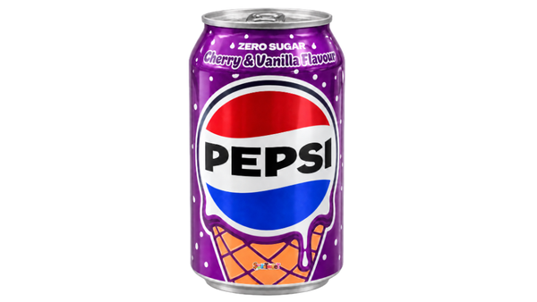 משקה מוגז PEPSI בטעם גלידת דובדבן ווניל