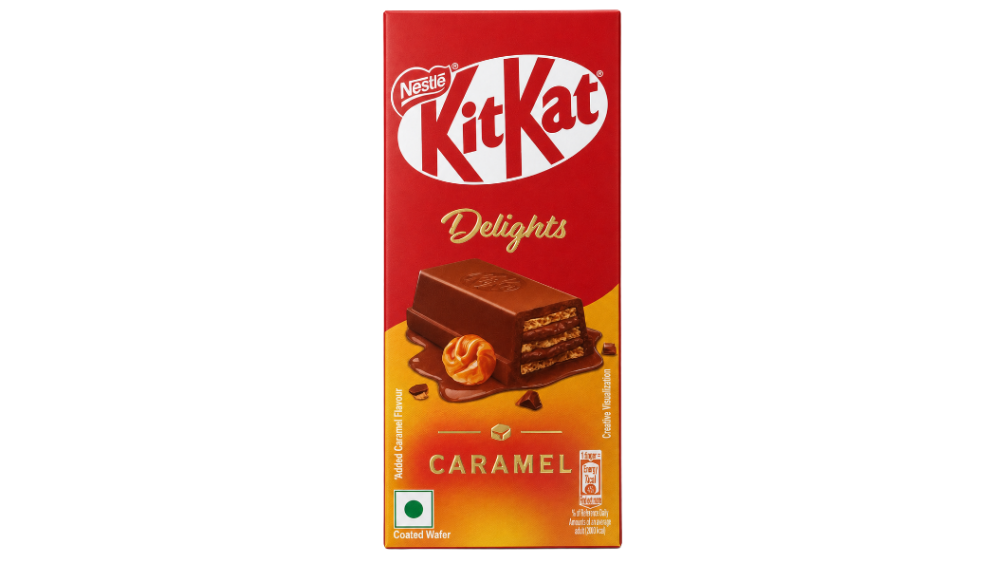 טבלת שוקולד KitKat בטעם קרמל