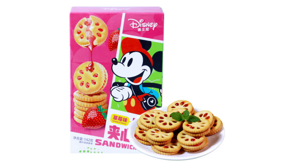 עוגיות Disney במילוי ריבת תות