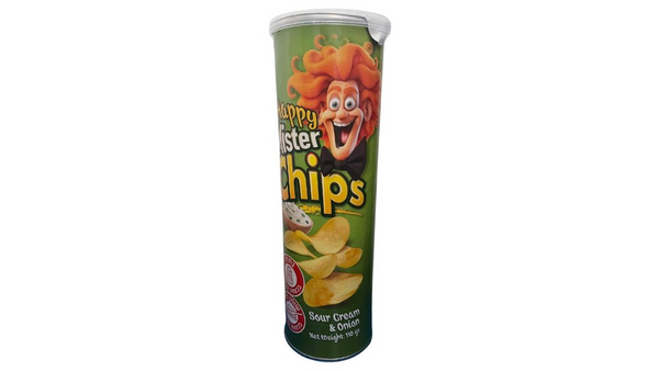 Happy Mister Chips בטעם שמנת בצל