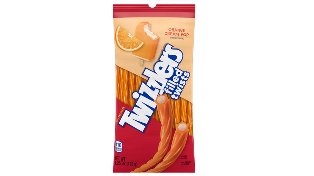 ליקריץ TWIZZLERS בטעם קרם תפוז