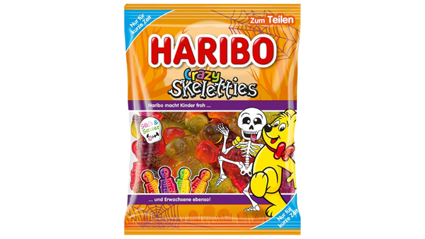 גומי HARIBO בצורת שלדים