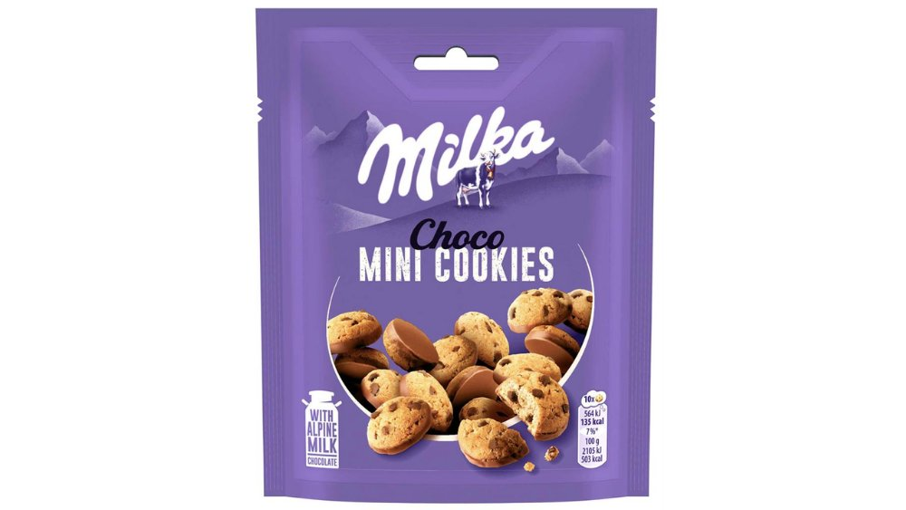 מיני עוגיות שוקולד צ'יפס Milka