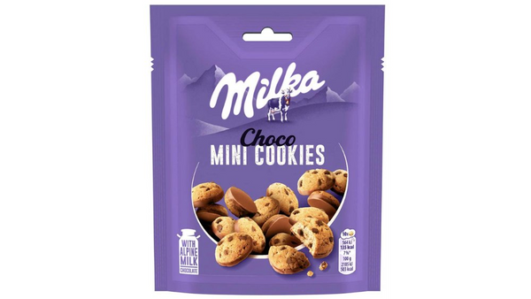 מיני עוגיות שוקולד צ'יפס Milka