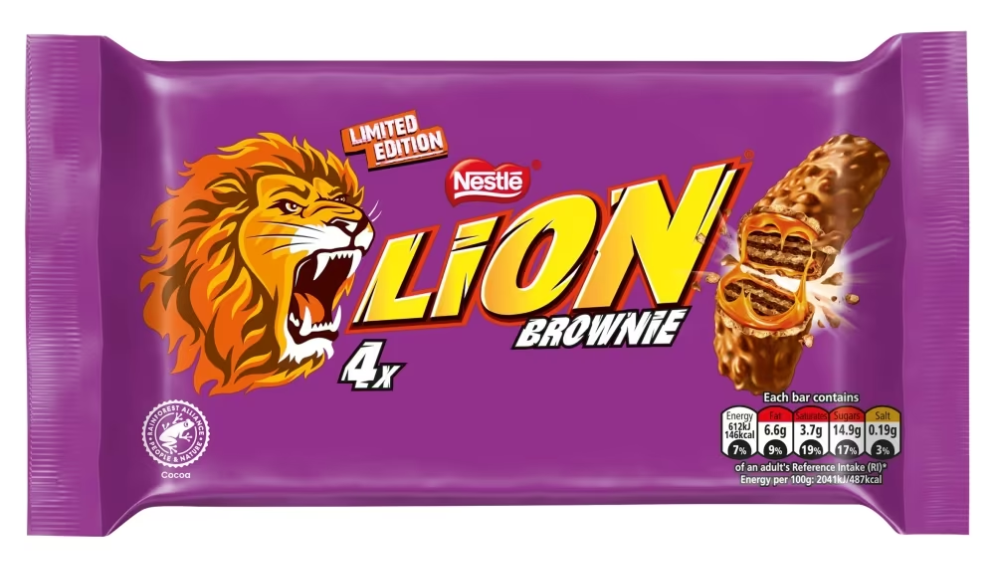 רביעיית חטיפי LION בראוני