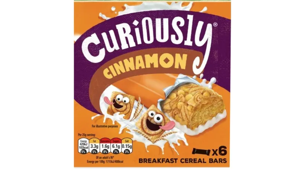 שישיית חטיפי דגני בוקר CuRiOuSlY CINNAMON