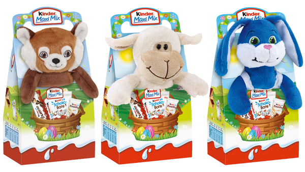 מארז שוקולד Kinder Mix עם בובת פרווה
