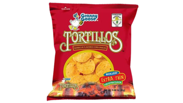 נאצ'וס דקיקים מתובלים בטעם ברביקיו TORTILLOS