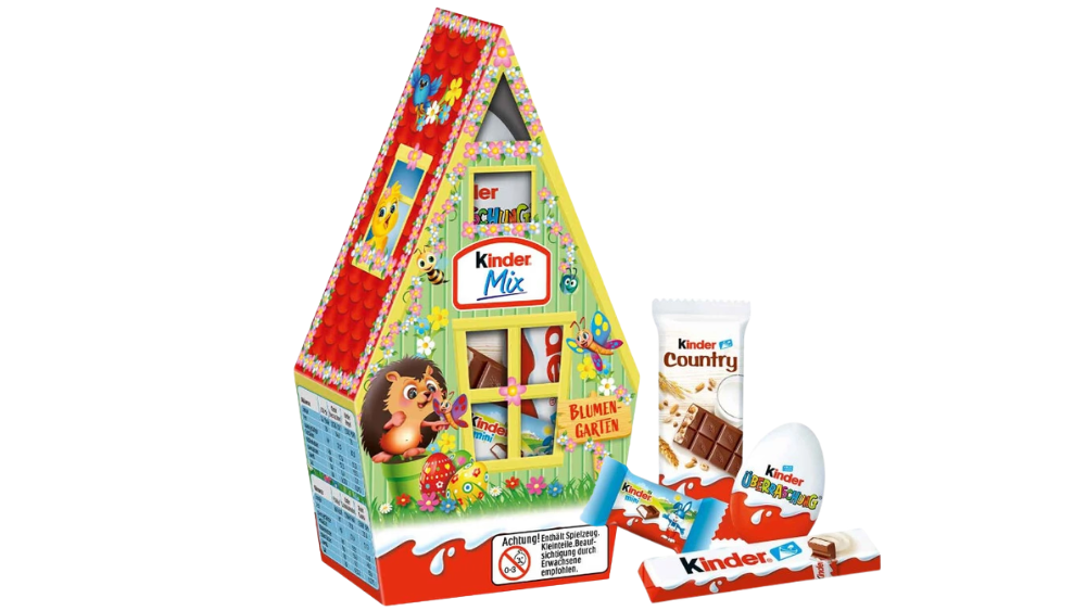 מארז שוקולד Kinder Mix בצורת בית