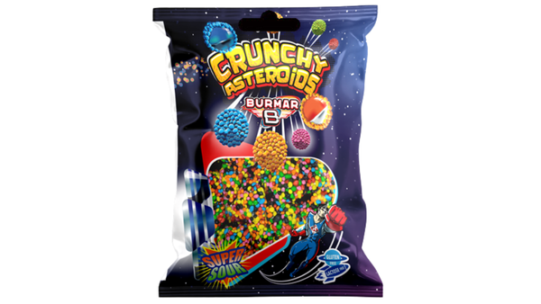 סוכריות גומי CRUNCHY ASTEROIDS חמוצות