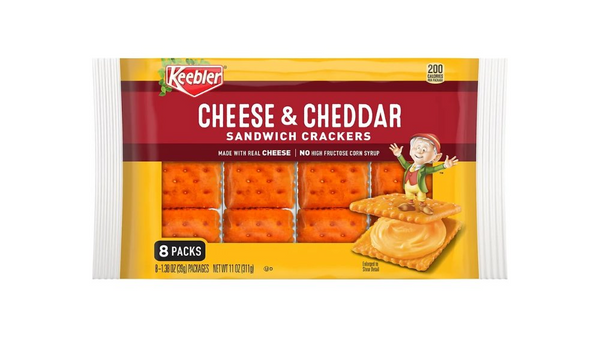 מארז קרקר גבינה וצ'דר - Keebler Cheese & Chedder