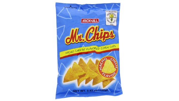 נאצ'וס דקיקים מתובלים בטעם גבינה Mr.Chips
