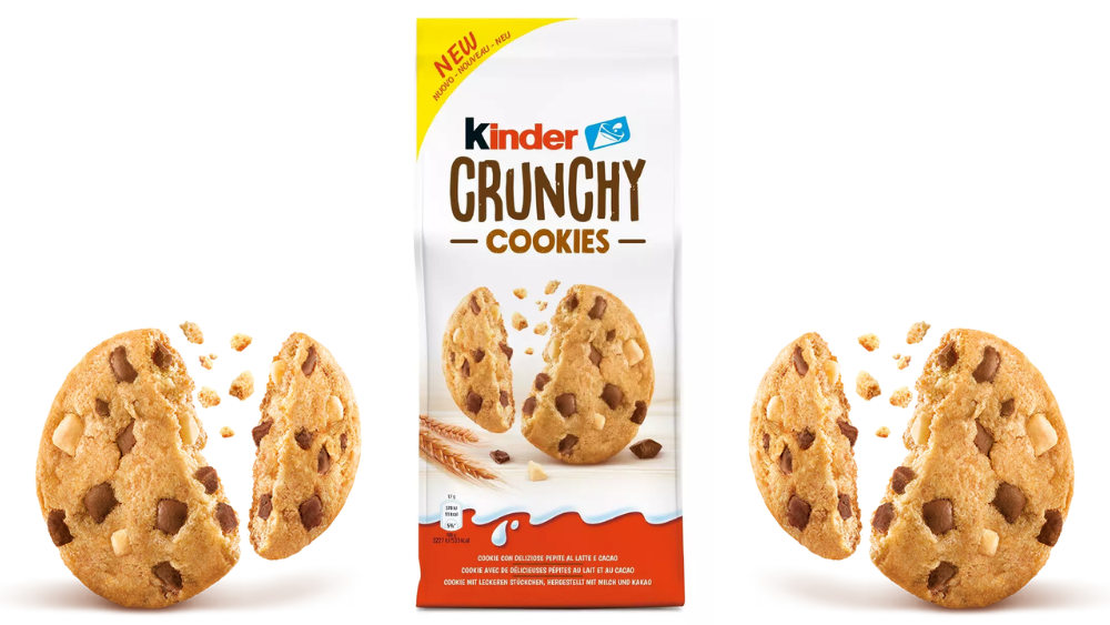 עוגיות שוקולד צ'יפס קינדר CRUNCHY