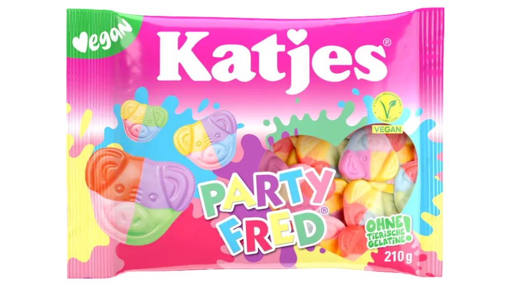 גומי KATJES בצורת חזרזרים ורודים!
