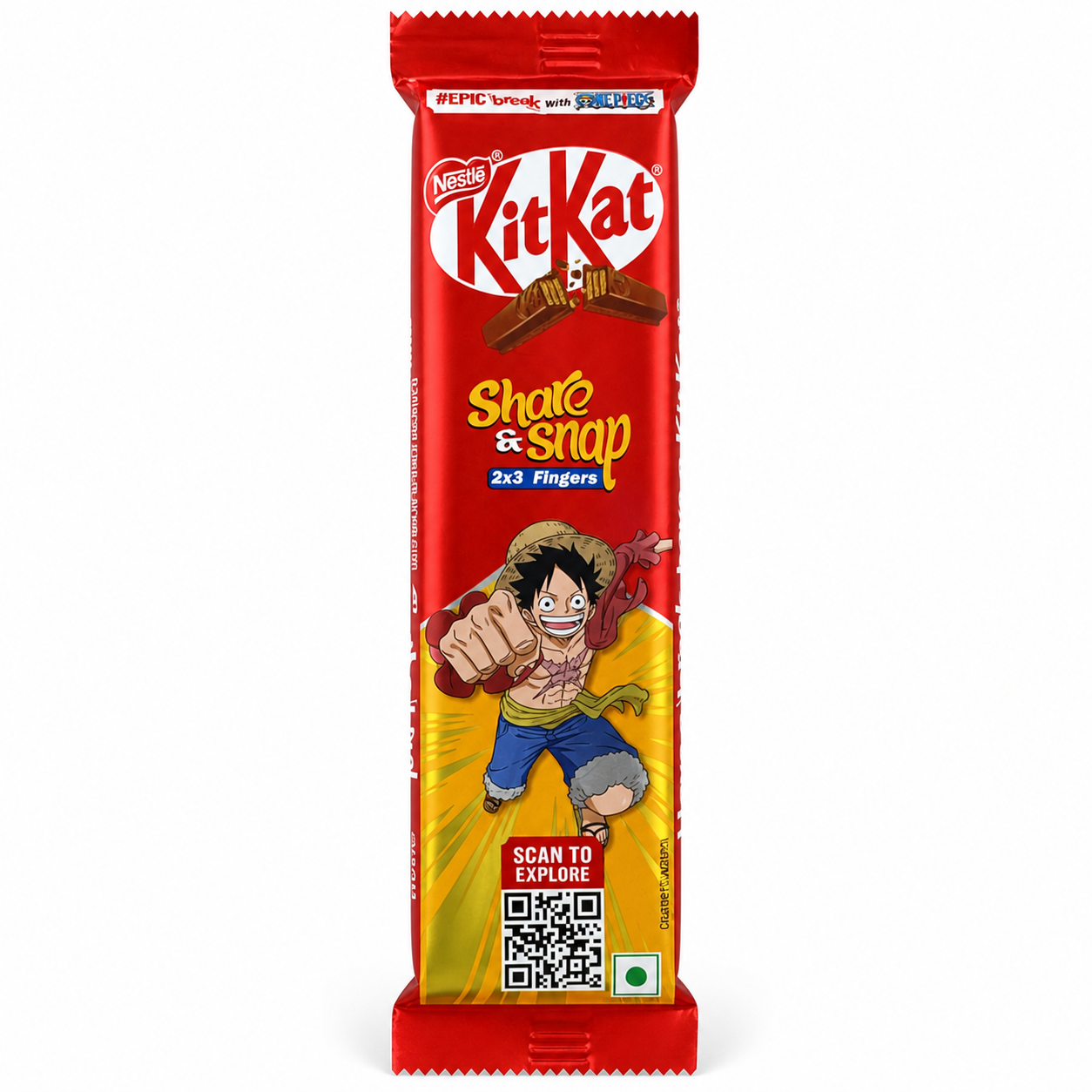 KitKat One Piece בעיצוב לופי