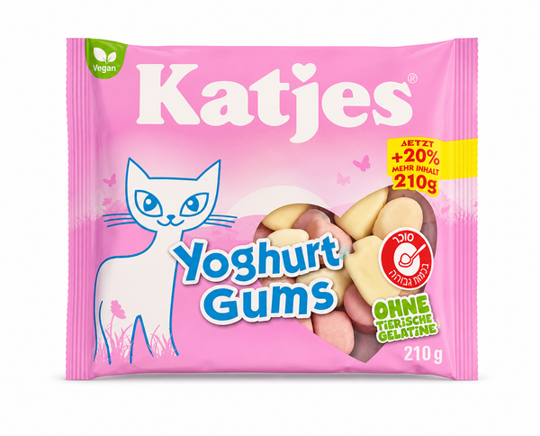 Katjes Yoghurt Gums סוכריות גומי יוגורט